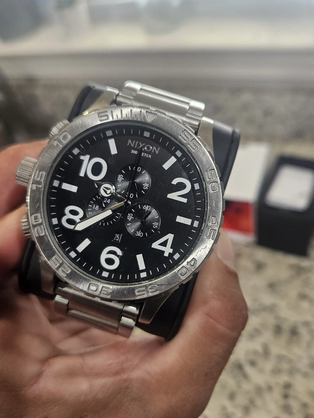 Nixon 51-30 Chrono With All Original Packaging,manuel,tags, Links In Pouch